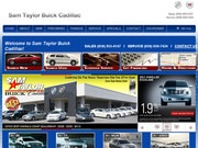 Sam Taylor Buick Cadillac Website