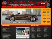 S & M Auto Sales Website