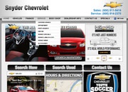 Snyder Chevrolet Co Website