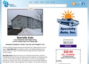 Specialty Cars Website