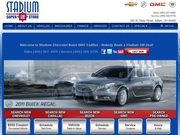 Stadium Chevrolet Cadillac Website