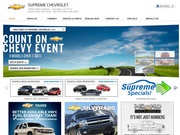 Supreme Chevrolet Website