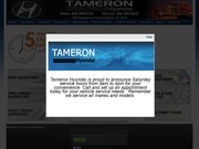 Tameron Hyundai Website