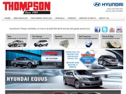 Thopson Hyundai Website