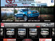 Village Cadillac Toyota Website