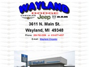 Wayland Chrysler Website