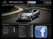 Canyon Acura Website