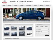 Aubrey Alexander Toyota Website