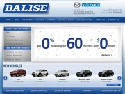 Balise Mazda Website
