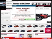 Meadowlands Nissan Website